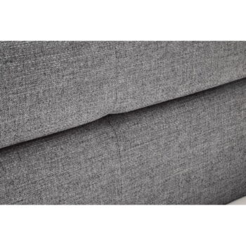 Sivá čalúnená dvojlôžková posteľ s úložným priestorom s roštom 160x200 cm Lotte - Meise Möbel - Image 7