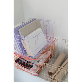 Drôtený kovový košík 37x26x20 cm Store-It – Mette Ditmer Denmark - Image 5
