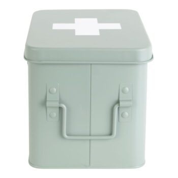 Mentolovozelená kovová lekárnička PT LIVING Medicine, šírka 21,5 cm – Obrázok 7