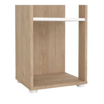 Knižnica v dekore duba v bielo-prírodnej farbe 41x205 cm Sign – Tvilum - Image 8