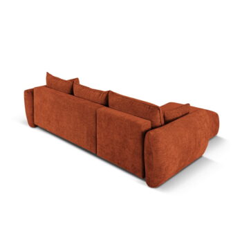 Oranžová rohová pohovka (ľavý roh) Matera – Cosmopolitan Design - Image 11