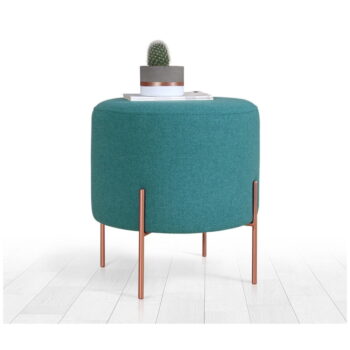 Modrý taburet Copper – Artie