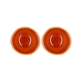 Oranžové hrnčeky na espresso z kameniny v súprave 2 ks 80 ml Styles – Villa Collection - Image 2