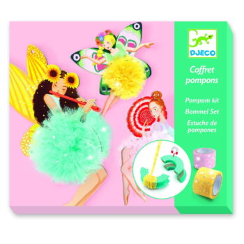 Set na výrobu brmbolcov Djeco Fairies – Obrázok 5