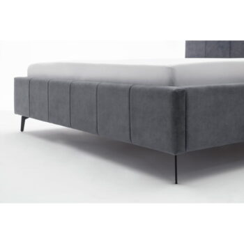 Tmavosivá dvojlôžková posteľ s roštom a úložným priestorom Meise Möbel Lizzano, 160 x 200 cm – Obrázok 6