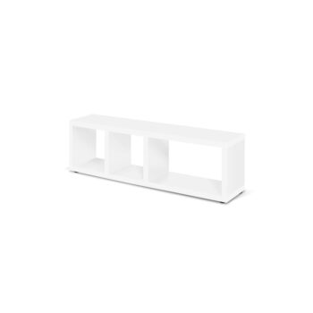 Biely TV stolík 150x45 cm Berlin – TemaHome – Obrázok 2