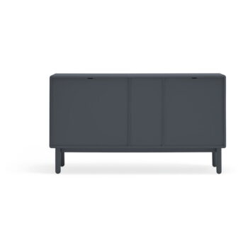 Tmavosivá nízka komoda 137x76 cm Corvo - Teulat – Obrázok 9