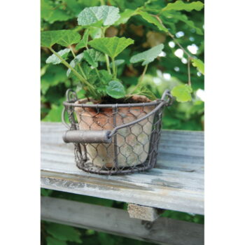 Terakotový ručne vyrobený kvetináč ø 12 cm – Esschert Design - Image 2