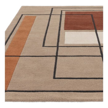 Vlnený koberec v béžovo-tehlovej farbe 120x170 cm Reef – Asiatic Carpets - Image 4
