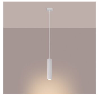 Biele závesné svietidlo Gleam – Nice Lamps – Obrázok 7