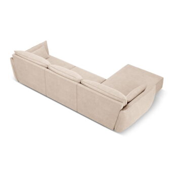 Béžová rohová pohovka (ľavý roh) Vanda - Mazzini Sofas - Image 3