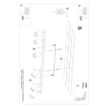 Zelené stropné svietidlo 6x117 cm Etna – Nice Lamps - Image 5
