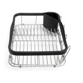 Čierny oceľový odkvapkávač 37x29 cm Sinkin – Umbra - Image 2