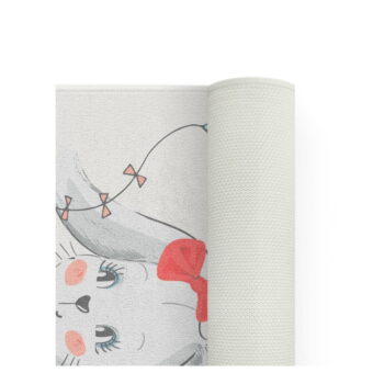 Biely detský koberec 80x140 cm Happy Bunny – Oyo Concept - Image 5