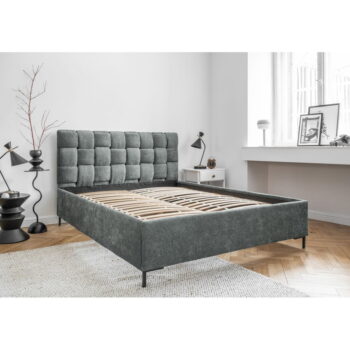 Svetlozelená čalúnená dvojlôžková posteľ s roštom 180x200 cm Eve – Miuform - Image 5