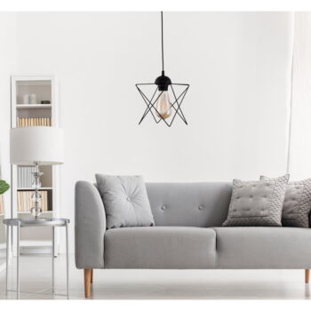 Čierne závesné svietidlo – Opviq lights - Image 3