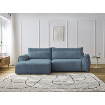 Modrá rohová pohovka Aden – Bobochic Paris - Image 3