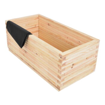 Drevený kvetináč 100 cm Maxi – Rojaplast - Image 2