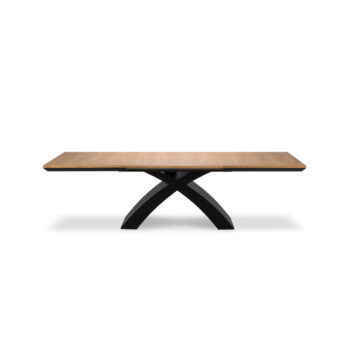 Rozkladací jedálenský stôl s doskou v dubovom dekore 100x170 cm Helga - Windsor & Co Sofas – Obrázok 8