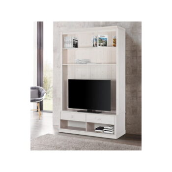 Biela TV zostava z borovicového dreva 140x223 cm Anita – Støraa - Image 3