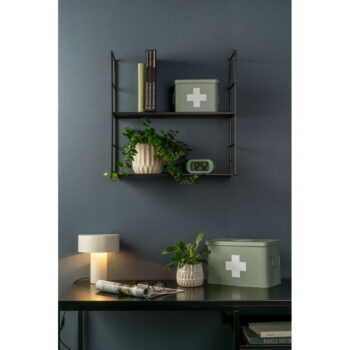 Mentolovozelená kovová lekárnička PT LIVING Medicine, šírka 21,5 cm – Obrázok 5