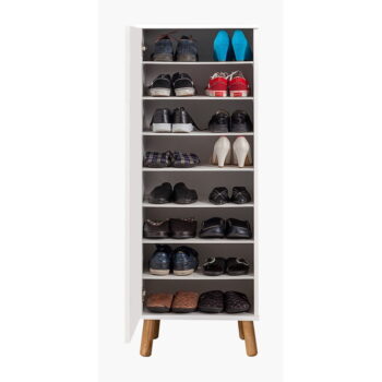 Biela skrinka 50x135 cm Vegas – Kalune Design - Image 3