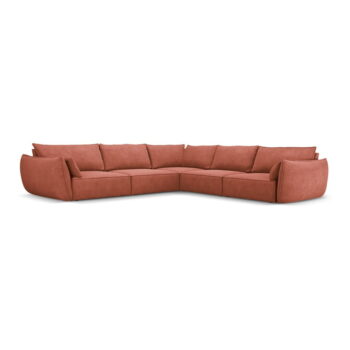 Červená rohová pohovka (variabilná) Vanda - Mazzini Sofas - Image 2