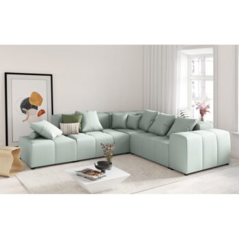Zelený modul pohovky Rome - Cosmopolitan Design - Image 7