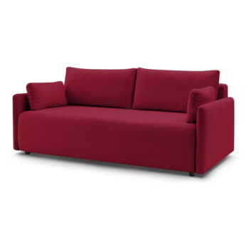 Vínová rozkladacia pohovka 211 cm Marcel – Bobochic Paris – Obrázok 7