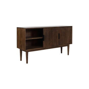 Tmavohnedá nízka komoda z masívneho dreva 150x80 cm Bitika – Light & Living – Obrázok 11