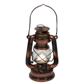 LED lampáš v bronzovej farbe (výška 19 cm) – Hilight – Obrázok 4
