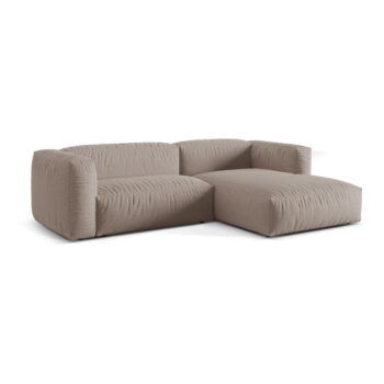 Béžová modulárna rohová pohovka (pravý roh) Martina – Micadoni Home - Image 3