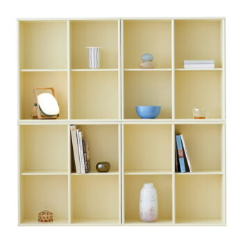 Svetložltá závesná knižnica 70x70 cm Mistral – Hammel Furniture – Obrázok 5