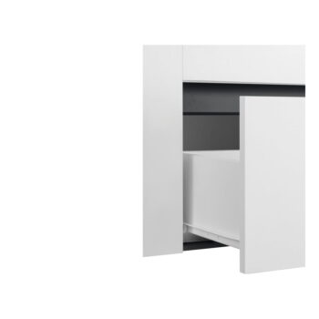 Bielo–antracitová závesná skrinka pod umývadlo 80x53 cm Wisla – Støraa - Image 5