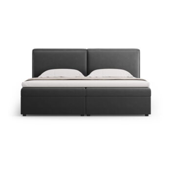 Tmavosivá boxspring posteľ s úložným priestorom 160x200 cm Arendal – Cosmopolitan Design - Image 4