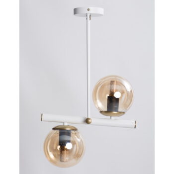 Závesné svietidlo so skleneným tienidlom ø 15 cm Libra – Squid Lighting - Image 2