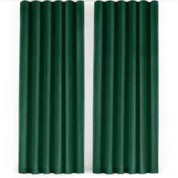 Zelený zamatový dimout záves 140x175 cm Velto – Filumi - Image 9