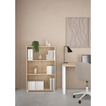 Knižnica v dekore duba v prírodnej farbe 80x124 cm Sign – Tvilum – Obrázok 9