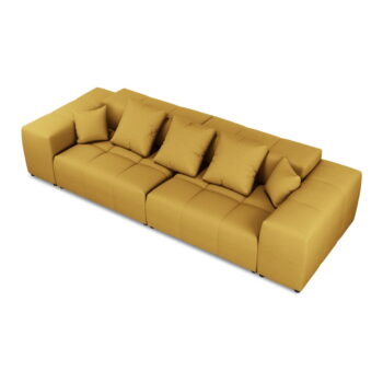 Žltá pohovka 320 cm Rome - Cosmopolitan Design - Image 3