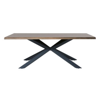Jedálenský stôl s doskou v dubovom dekore 100x200 cm Arno – Unique Furniture – Obrázok 2