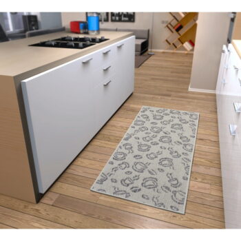 Sivý behúň 62x150 cm Cucina – Hanse Home - Image 2