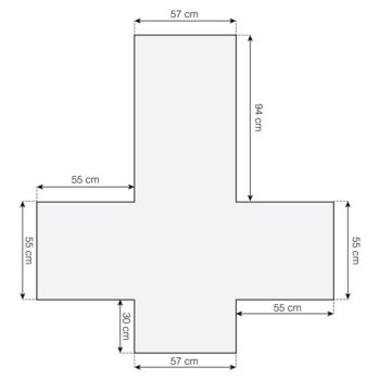Tyrkysovomodrý ochranný poťah na kreslo 165 cm Lounge – douceur d'intérieur - Image 4