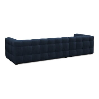 Modrá zamatová rohová pohovka Windsor & Co Sofas Vesta, levý roh - Image 3