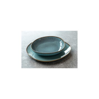 Tyrkysovo-hnedá kameninová misa Villeroy & Boch Like Lave, ø 22 cm – Obrázok 3