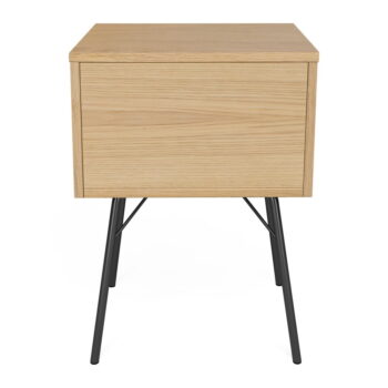 Nočný stolík v dekore duba v prírodnej farbe Rayburn - Woodman - Image 3