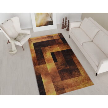 Oranžový umývateľný koberec 50x80 cm - Vitaus - Image 2