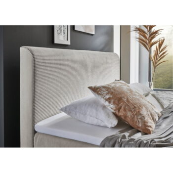 Béžová boxspring posteľ s úložným priestorom 160x200 cm Memphis - Meise Möbel - Image 11