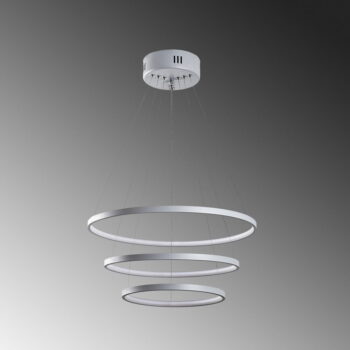 Sivé LED závesné svietidlo ø 50 cm Simit – Opviq lights – Obrázok 7