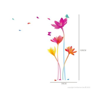 Sada samolepiek Ambiance Rainbow Flowers - Image 2