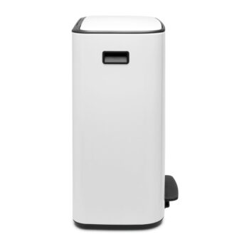 Biely nášľapný oceľový odpadkový kôš 60 l Bo – Brabantia - Image 4